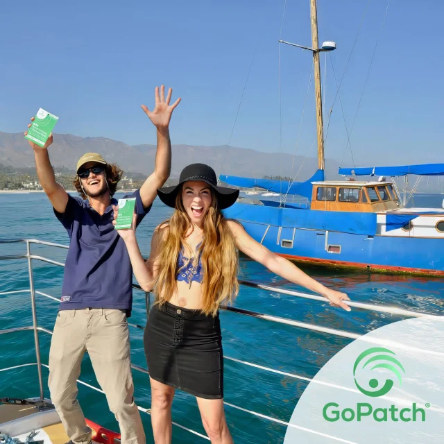 Summer’s here and adventures are happening!Planes, boats, road trips, carnival rides, day drinking in the sun... all the fun to be had.If you haven’t heard of GoPatch yet, this is your sign.
✨ One patch on the belly button = natural relief from motion sickness and hangovers (because yes, who doesn't want to enjoy a cocktail after surviving the Tilt-a-Whirl).Right now we’re doing a Buy One, Get One Free sale on both the Motion Sickness and Hangover relief patches! Use code SUMMERBOGO.And if you’re traveling for the 4th of July? Order today to make sure you’re stocked and ready for liftoff (or launch... or whatever wild plans are ahead).🌊 🚗 🎢 ✈️ 🍹
GoPatch has your back (and your belly button).
Sale ends June 30!#boating #trains #planes #roadtrip #rose #homeopathy #homeopathic #july4 #summertime #summervibes #DrinkSpecials #elitches #amusementpark #carnival