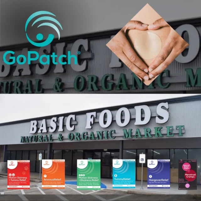 Did you know?!You can find GoPatch in stores near you!Thank you @basicfoodsbmt for carrying GoPatch ❤️Check the Store Locator tab on the website to find your local GoPatch supplier.#basicfoods #naturalstore #organicmarket #gopatch #homeopathy #homeopathic #beaumont #texas #beaumonttx